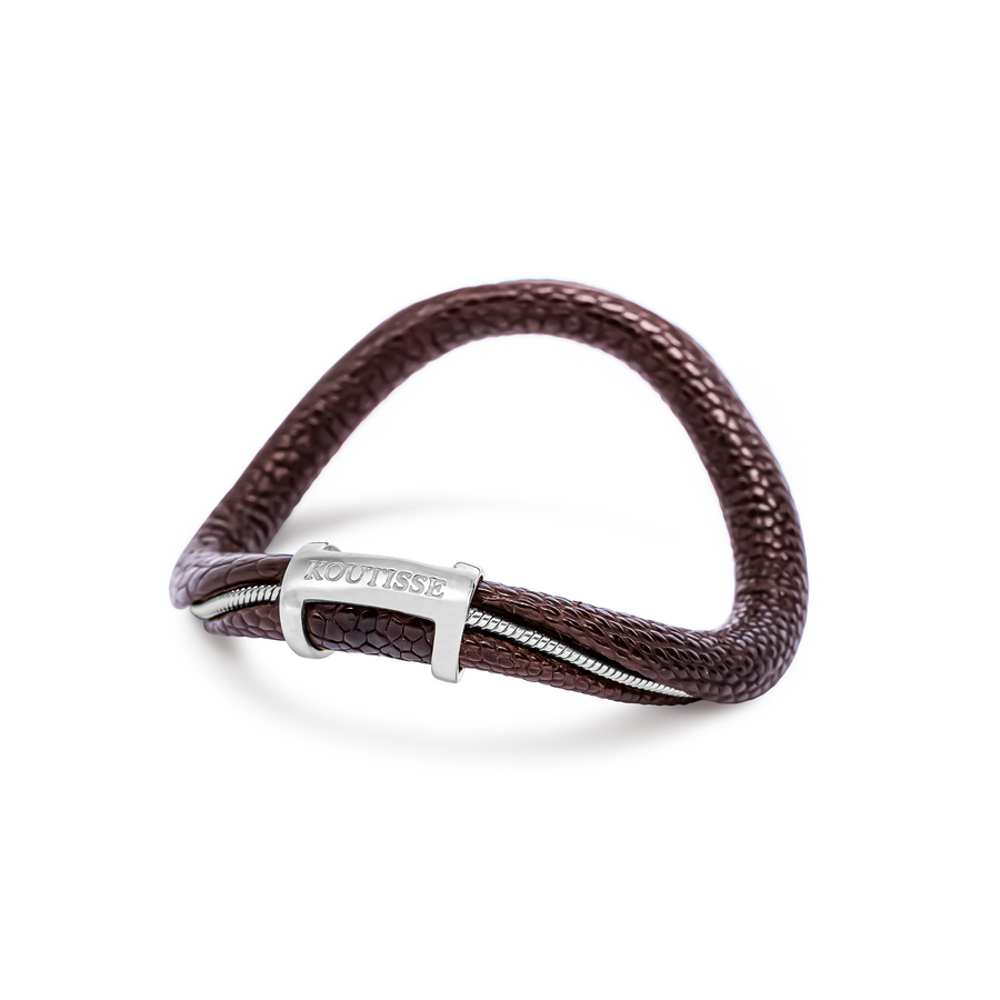 Dream Bangle Brown Leather