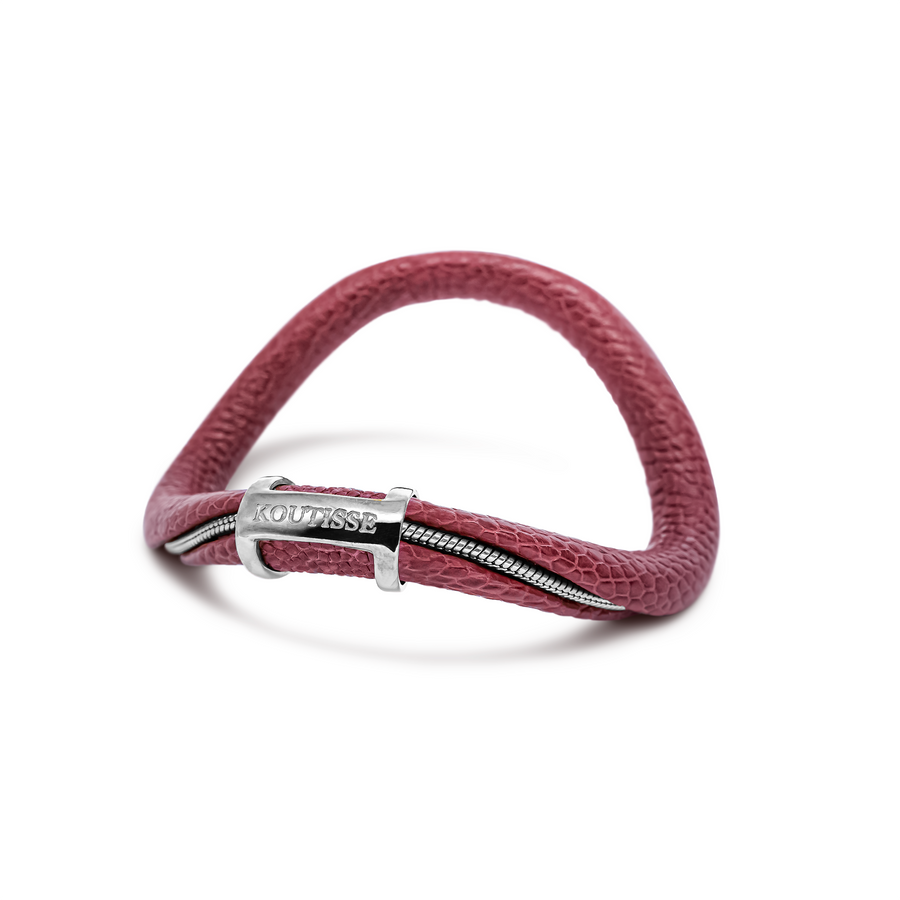 Dream Bangle Crimson Leather