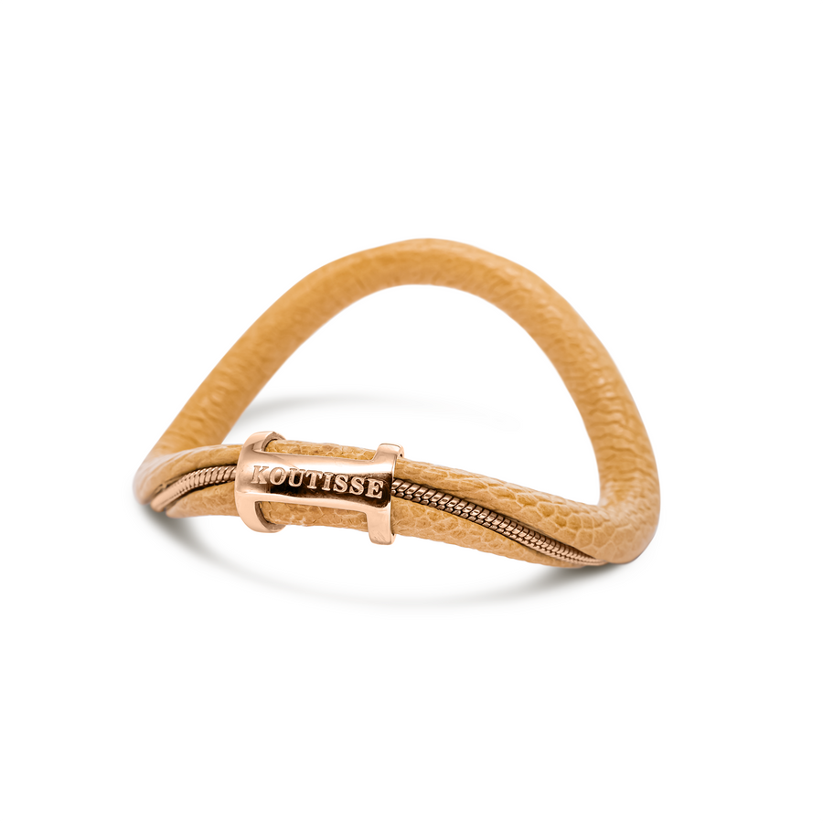 Dream Bangle Tan Leather