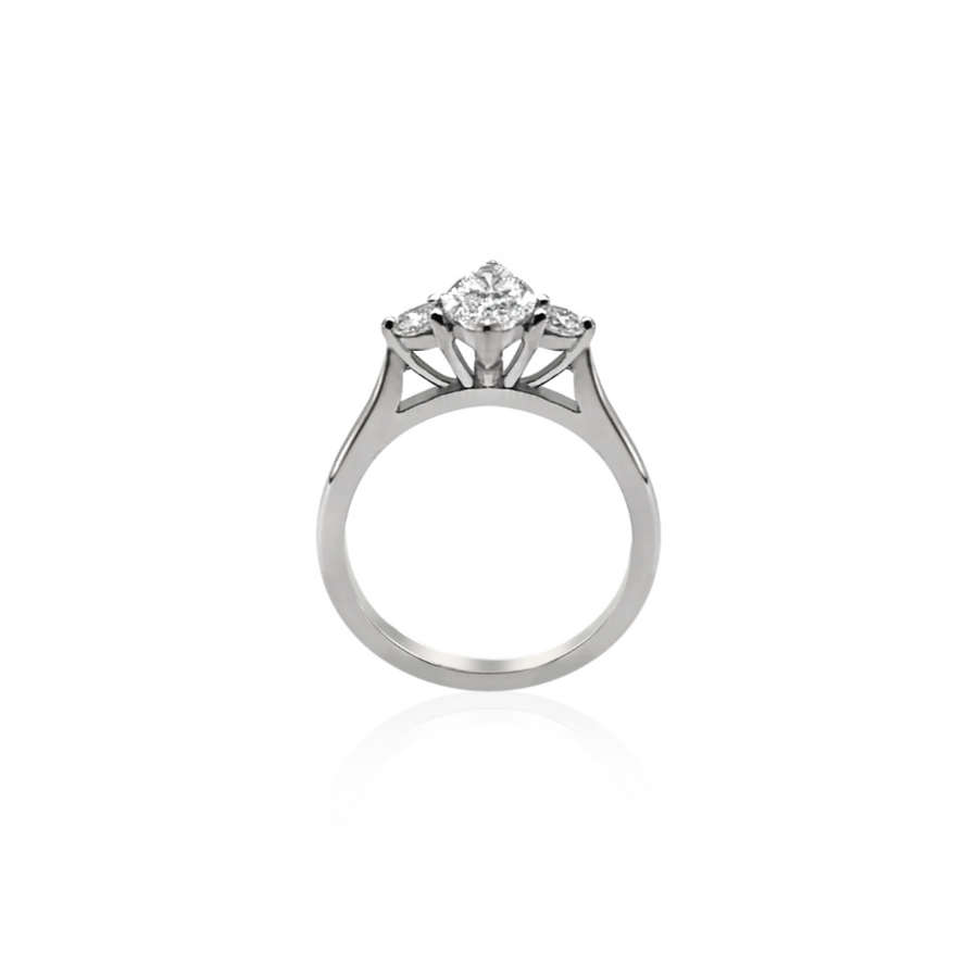 Koutisse Iris Marquise Engagement Ring | Platinum