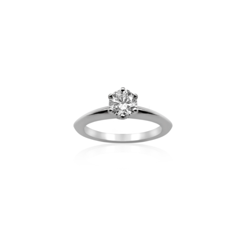 Koutisse Aster Solitaire Engagement Ring | Platinum