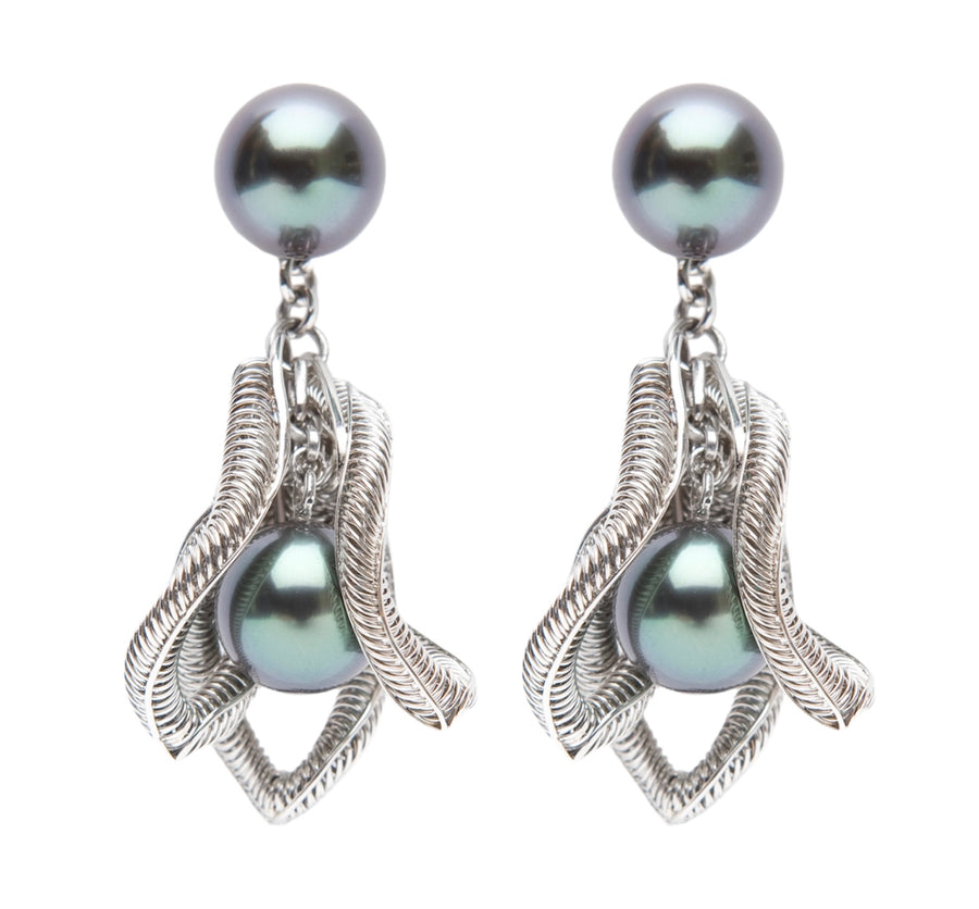 Akoya Pearl Earrings | 18ct White Gold