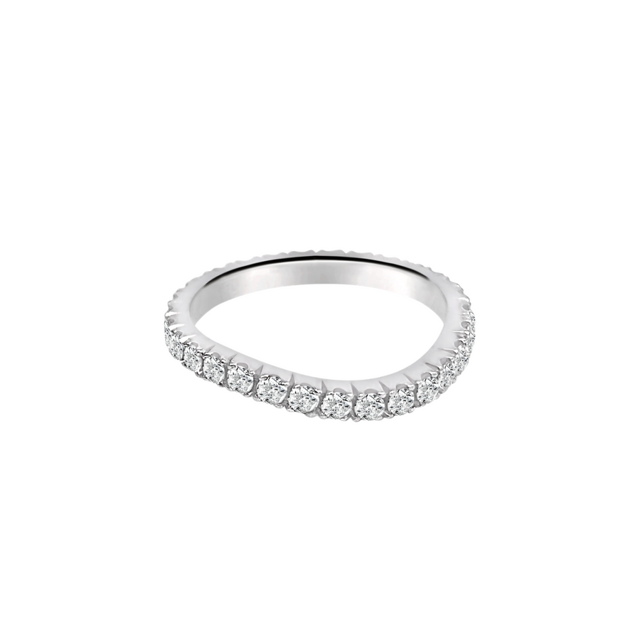 Snug fit Women's Wedding Band | Platinum