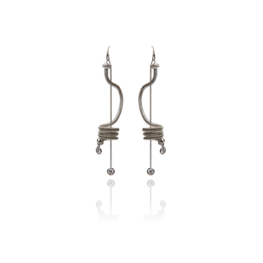 Celine Earrings | 18ct Platinum Gold