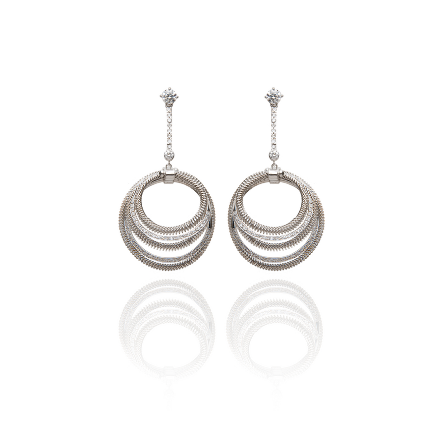 Éclat Earrings | Platinum