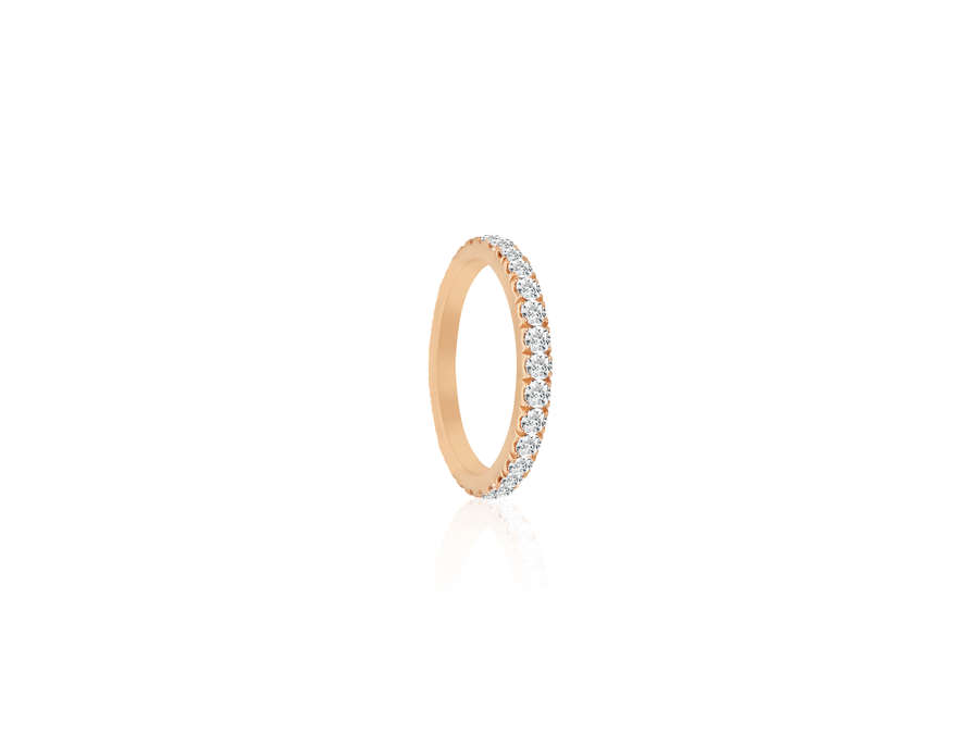 Koutisse Diamond ET Slim Wedding Band | 18ct Yellow Gold