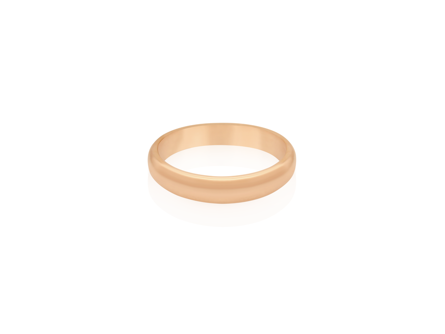 Koutisse D Court Men's Wedding Band | 18ct Rose Gold