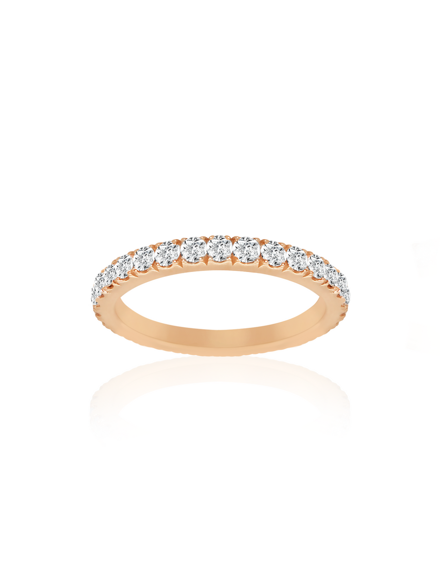 Koutisse Diamond ET Slim Wedding Band | 18ct Yellow Gold