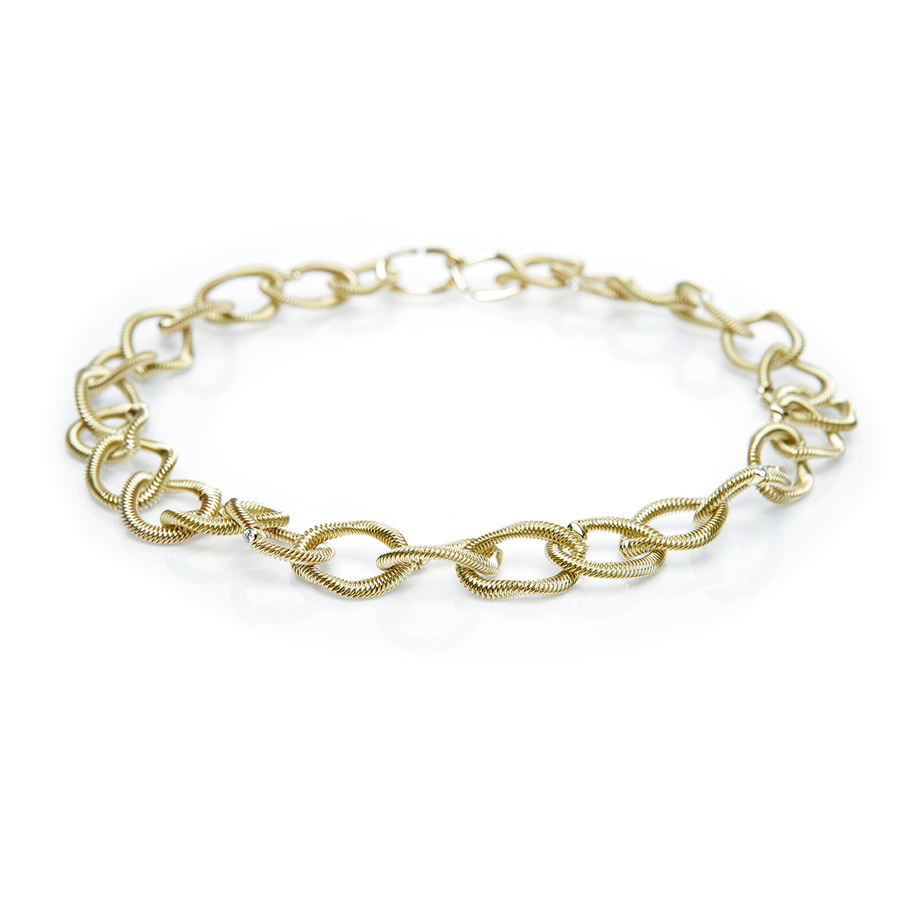 Signature Chain Necklace | 18ct White and Yellow Gold