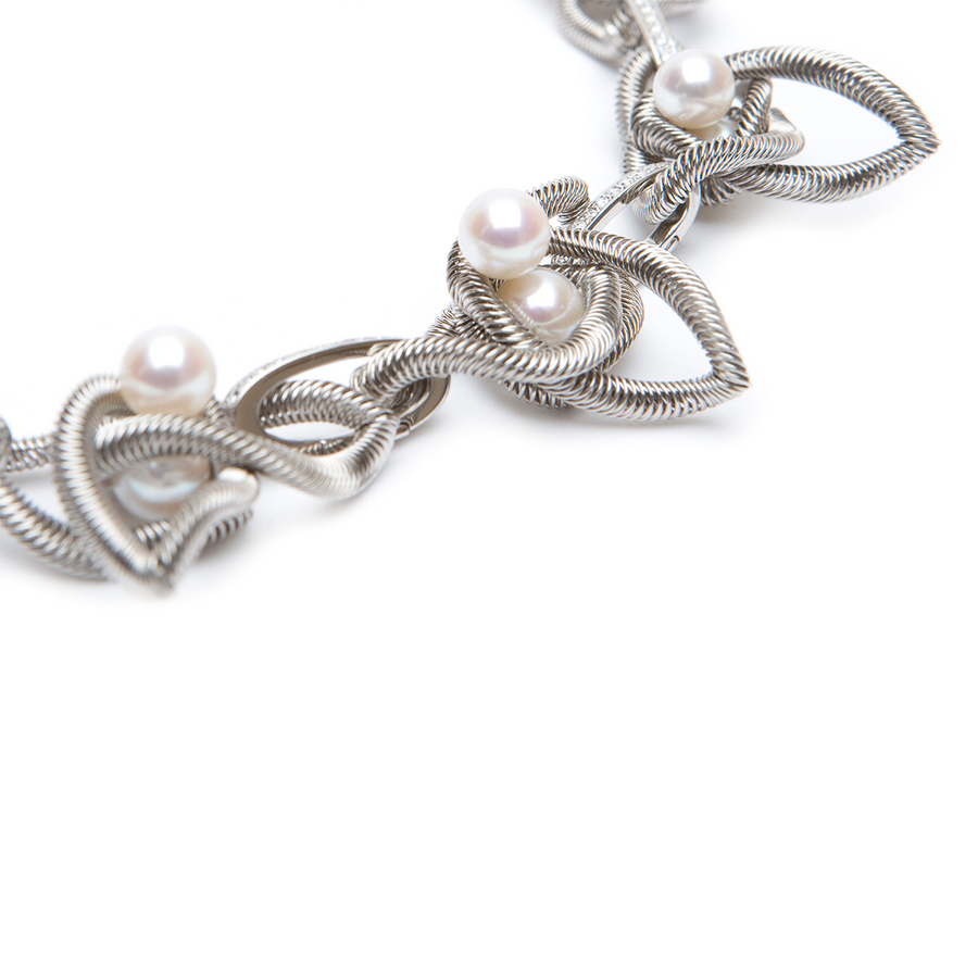 Akoya Necklace | Platinum