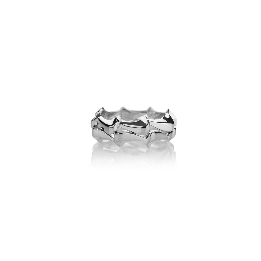 White Gold Stackable Rings | 18ct White Gold